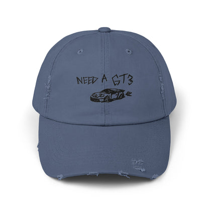 'Need a GT3' Distressed Cap