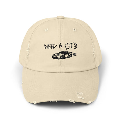 'Need a GT3' Distressed Cap